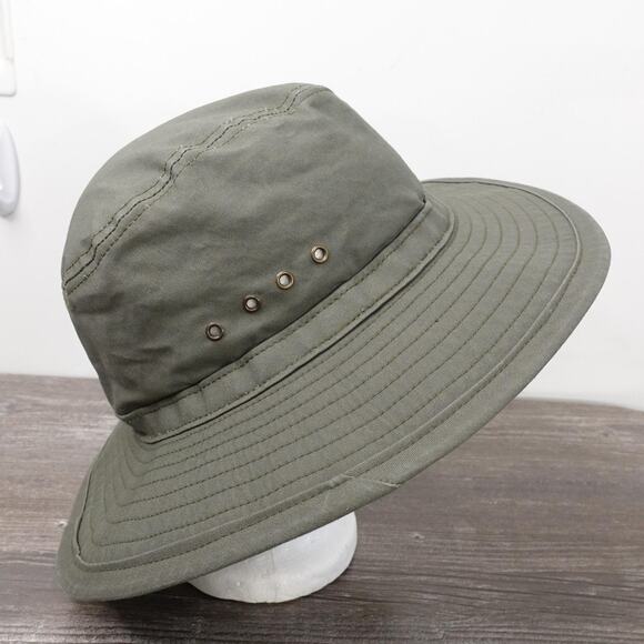 Filson Hat Boonie Fitted Mens Large Otter Green Packer Wide Brim Safari Made USA - Picture 7 of 13